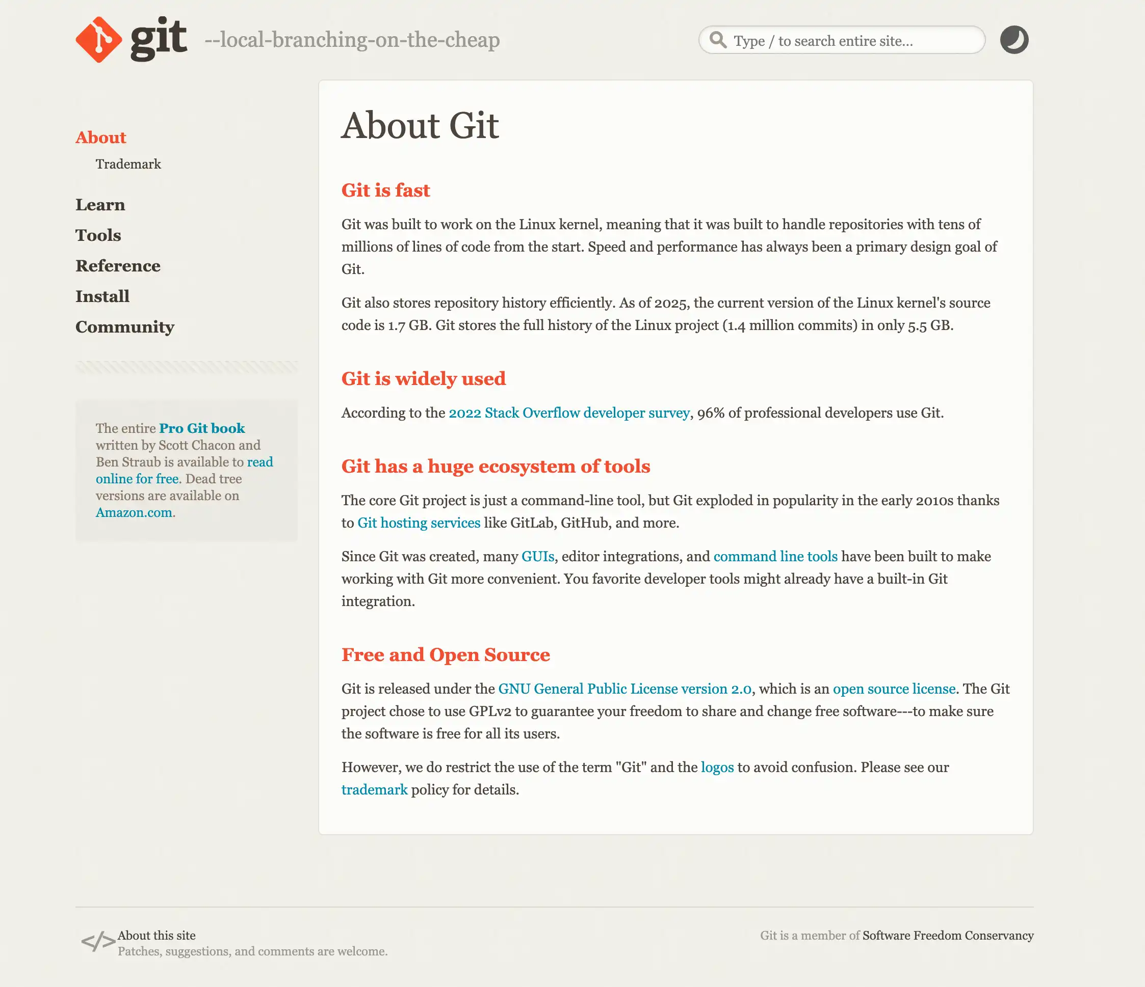 Gitインストール - バージョン確認画面