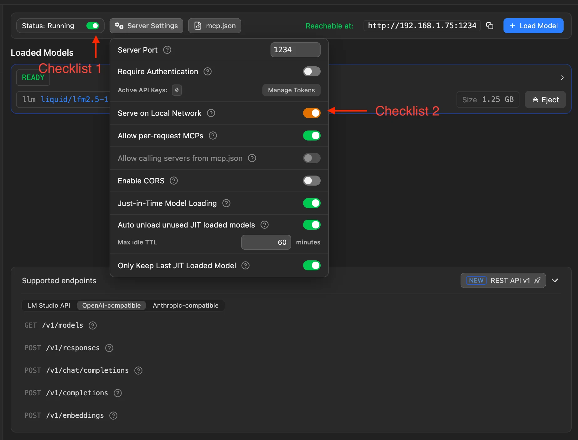 Start Local Server and enable LAN access